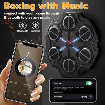 Interactive Music Boxing Trainer for Fitness & Reaction Training