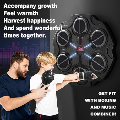 Interactive Music Boxing Trainer for Fitness & Reaction Training