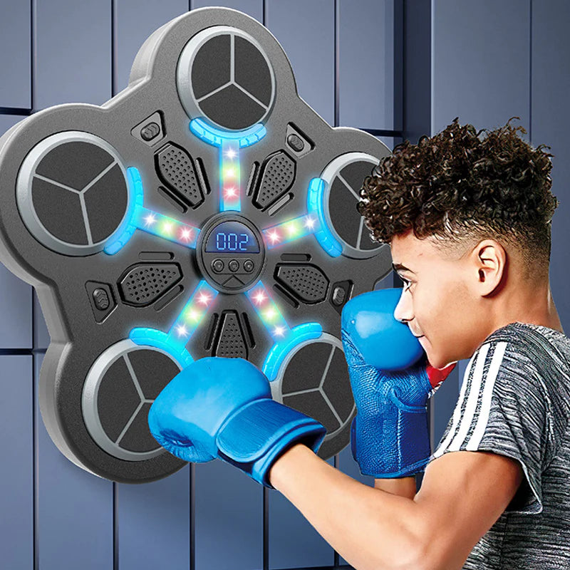 Interactive Music Boxing Trainer for Fitness & Reaction Training